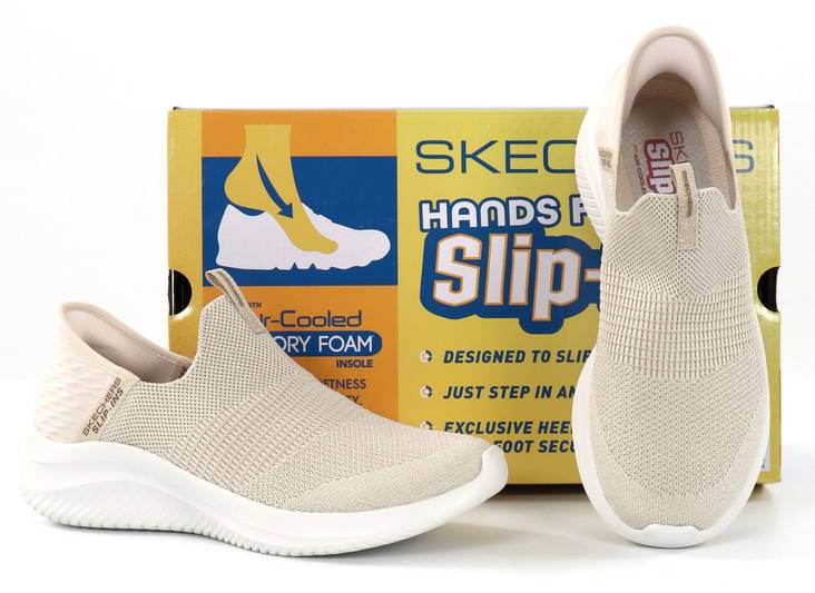 Skechers Slip-ins 149591/NTGD ULTRA FLEX 3.0 - GLITTER ME naturl/guld - Skechers sneakers - 135202 - 1