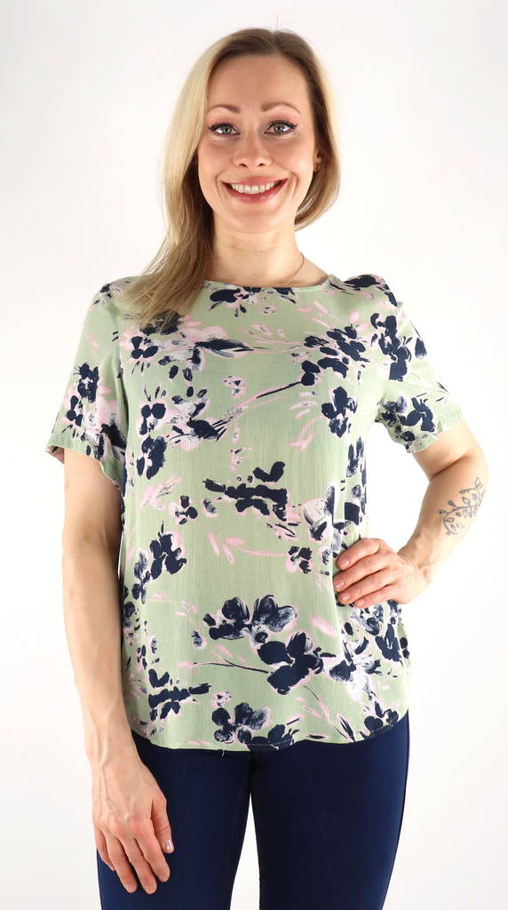 Vero Moda T-shirt dam Menny reseda/Mille - T-shirts för damer - 133572 - 1