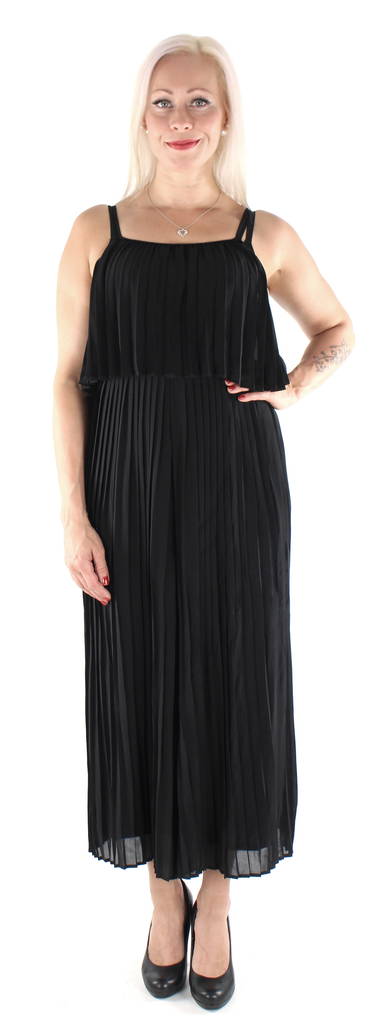 Vila Jumpsuit Nema cropped svart - Byxor för damer - 126492 - 1