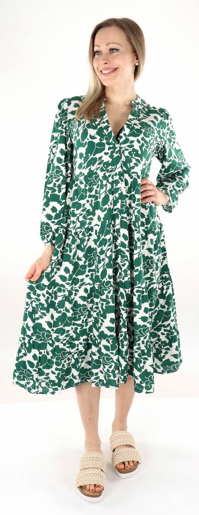 Only Klänning 7/8 eden / white flow - Klänningar och tunikor - 135982 - 1