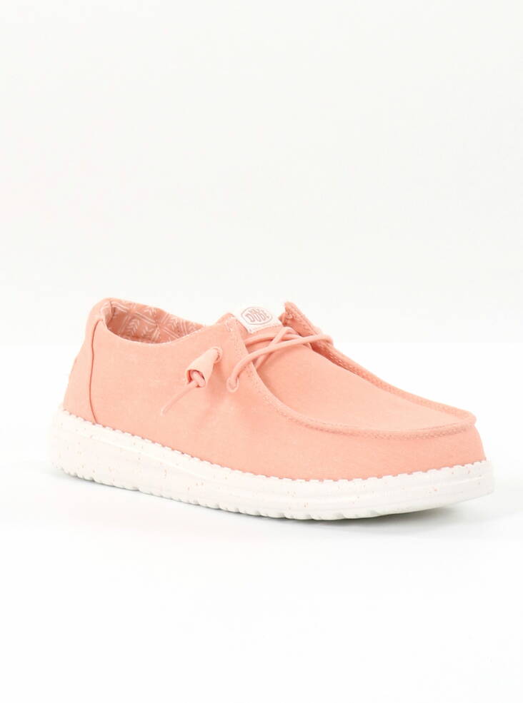 HEYDUDE damskor Wendy Stretch rosa - Promenadskor för damer - 136202 - 1