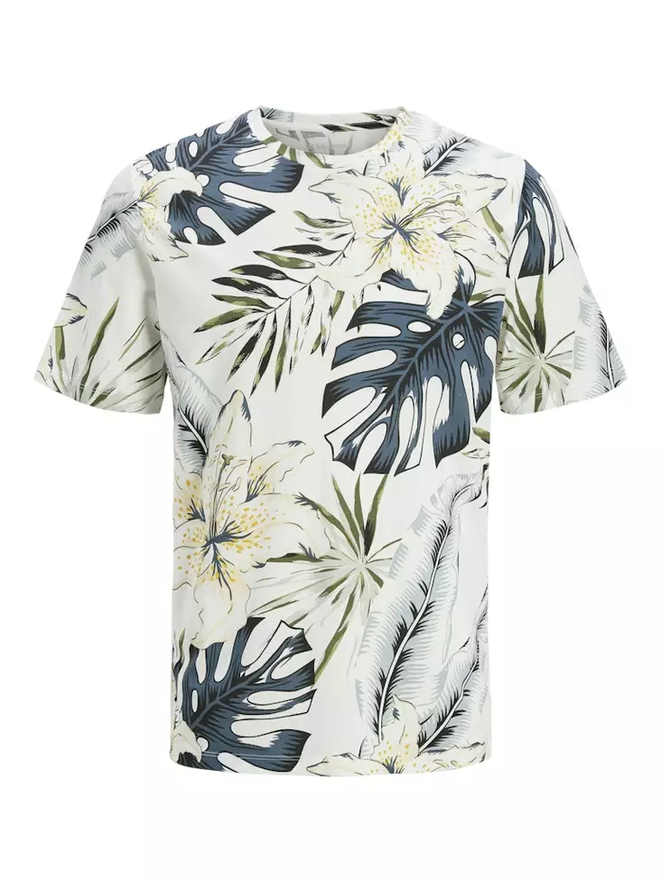 Jack&Jones T-shirt herr Hawaii cloud dancer - T-shirts för herrar - 138482 - 1