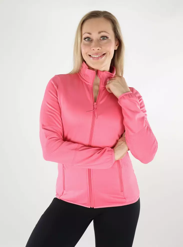 Only Play träningsjacka/fleecejacka dam camelia rose - Sportjackor för damer - 138572 - 1