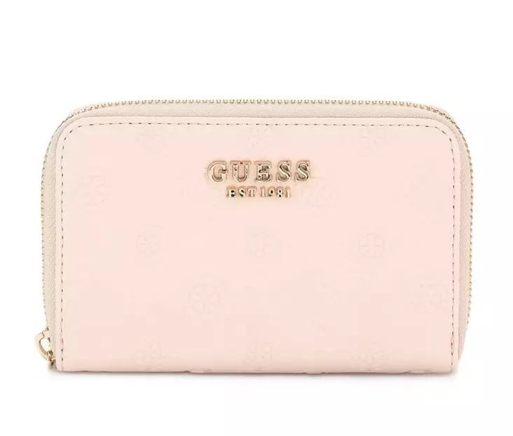 Guess präglad plånbok Phoebe SLG rosewater-logotyp - Plånböcker - 138832 - 1