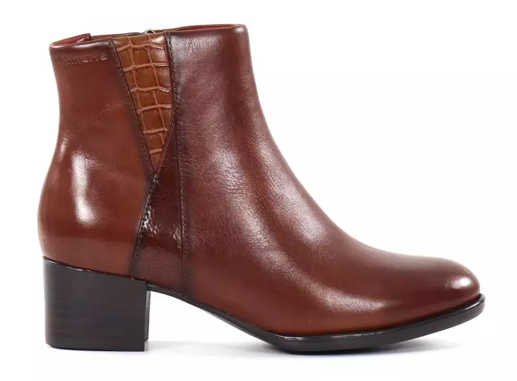 Tamaris ankelboots i äkta läder 25366-45 muscat - Tamaris ankelboots - 139182 - 1