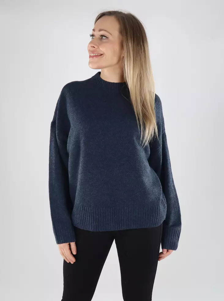 Vero Moda damtröja VMBOOM O-Neck marinblå kavaj - Stickat för damer - 139792 - 1