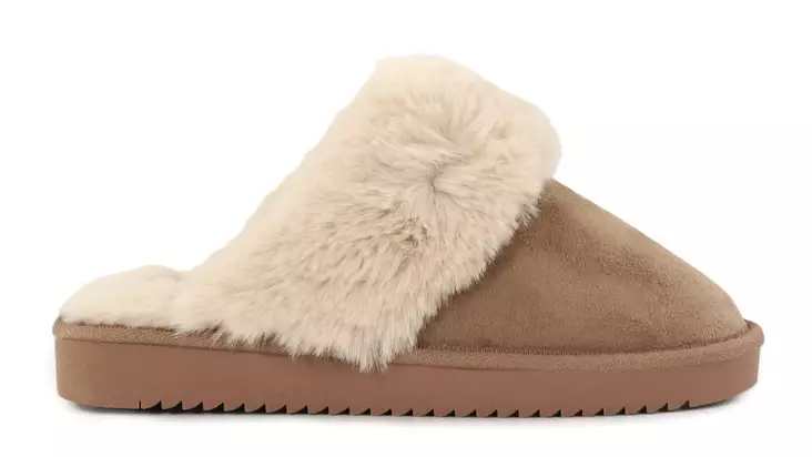 Only damtofflor Cath Teddy cognac - Tofflor för damer - 139872 - 1