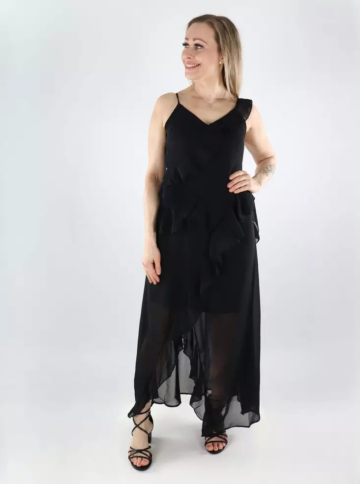 JDY Volangklänning Maxi Svart - Klänningar och tunikor - 140562 - 1