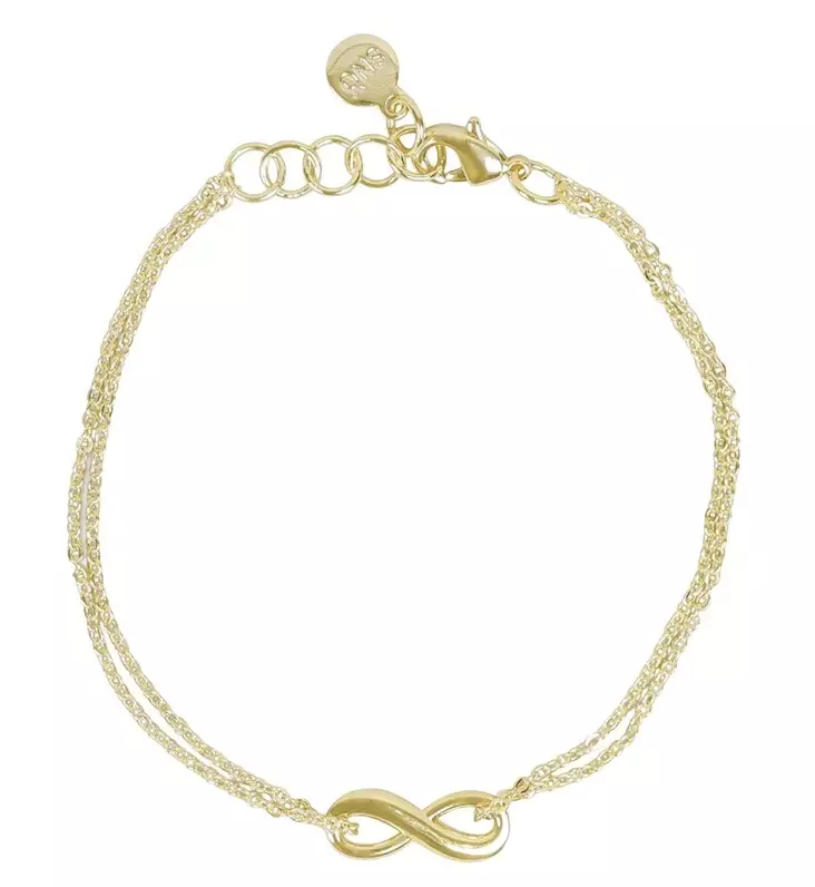 Snö of Sweden Armband Everly dubbelkedja guld - Armband - 141592 - 1