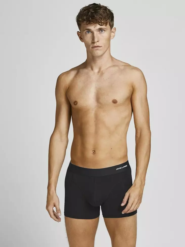 Jack&Jones boxers Basic Bamboo svart 3-pack - Trunks och strumpor för herrar - 136502 - 1