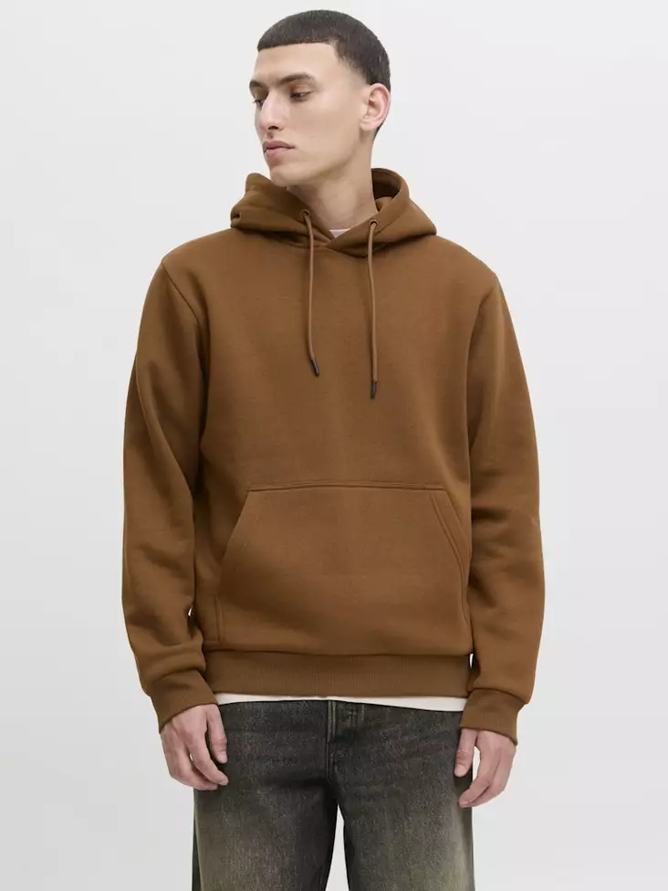Jack&Jones Hoodie JJEBRADLEY munkrock - Huvtröjor för herrar - 138992 - 1
