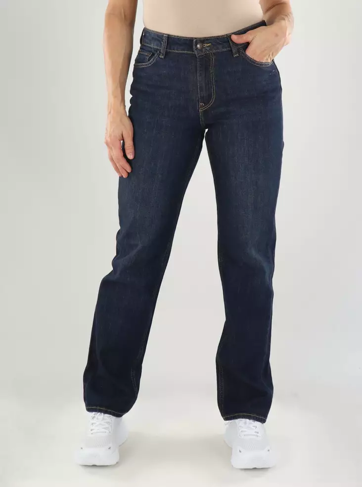 JJXX Jeans JXNICE SL-STRA MW blå denim - Jeans för damer - 141432 - 1