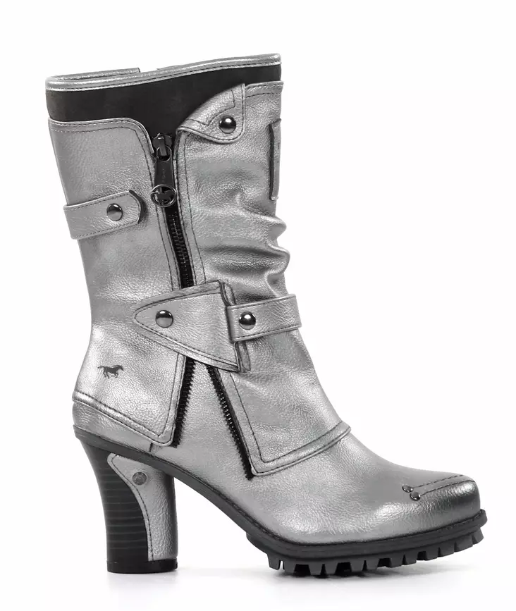 Mustang Ankelboots dam 1141-606-21 silver - Stövletter och kängor för damer - 137512 - 1