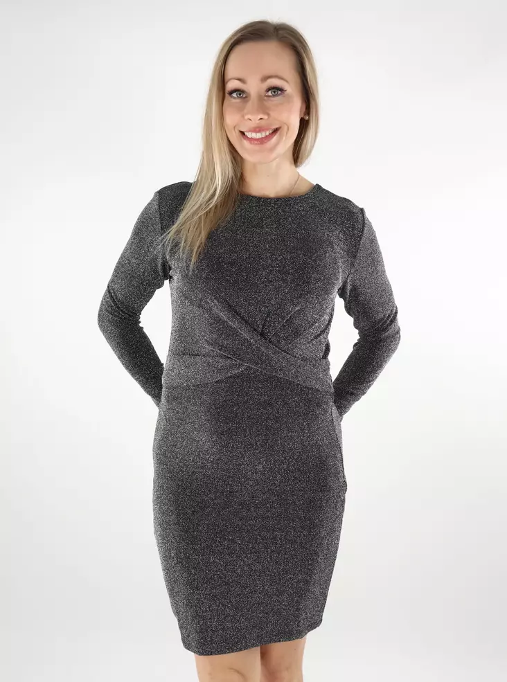 Only glitterklänning Queen Twist svart/fili - Klänningar och tunikor - 137542 - 1