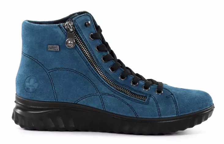 Rieker ankelboots i läder 59010-12 blå - Rieker ankelboots - 137212 - 1