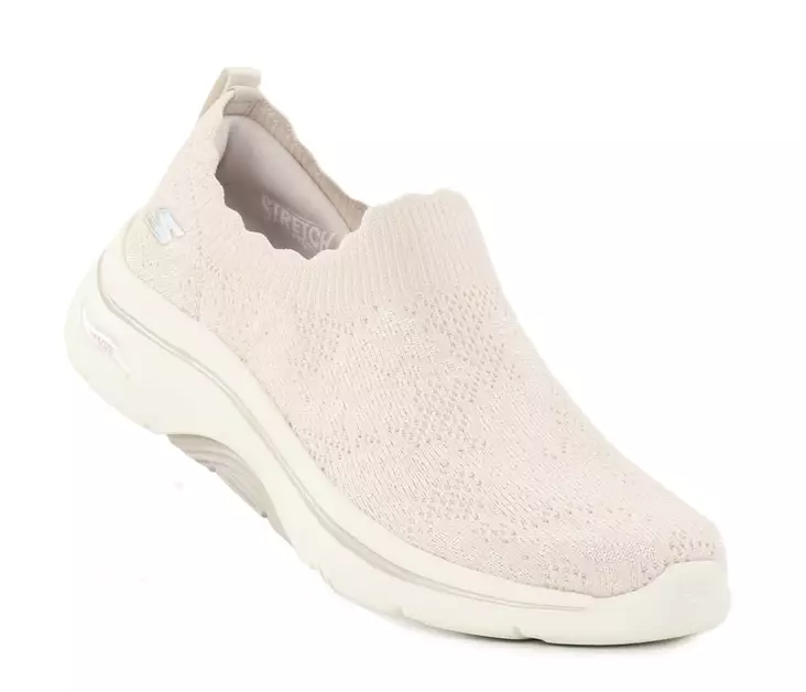 Skechers dam sneakers 125329/NAT GO WALK ARCH FIT 2.0 - ROSA LINDA naturell - Skechers sneakers - 138402 - 1
