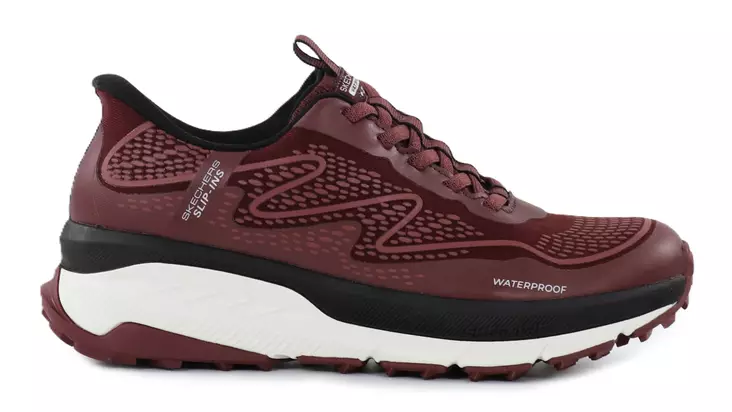 Skechers vattentäta sneakers för kvinnor 180257/BUBK SWITCH BACK - MIST vinröd/svart - Skechers sneakers - 139572 - 1