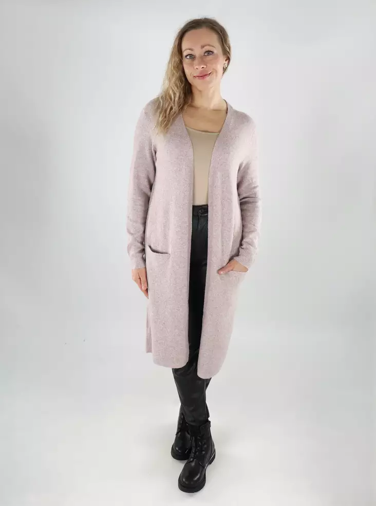Vero Moda lång kofta dam Cardigan woodrose - Stickat för damer - 139512 - 1