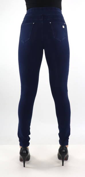 Freddy byxor N.O.W.® Mid Waist Skinny Vikbar midja J0B blå - Byxor för damer - 134133 - 2