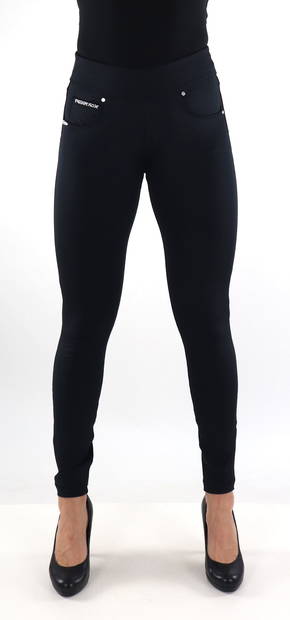 Freddy byxor Mid Waist Skinny Vikbar svart - Byxor för damer - 134123 - 1