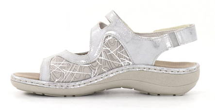 Rieker Remonte Sandaler D7647-40 silver - Rieker sandals - 135523 - 2