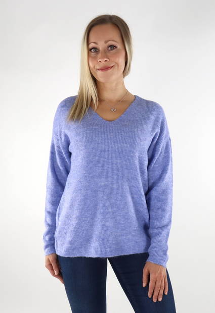 Vero Moda Tröja Crewlefile Jacaranda - Stickat för damer - 134313 - 1