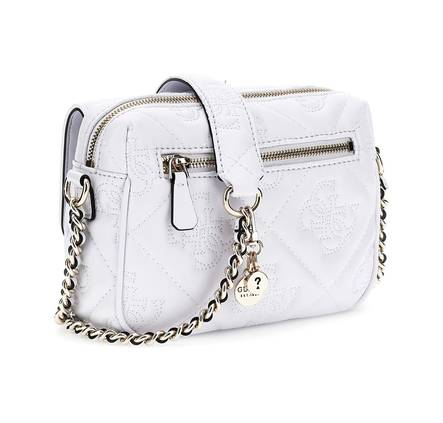 Guess Bag Marieke QM922913 vit logga - Handväskor - 135783 - 2
