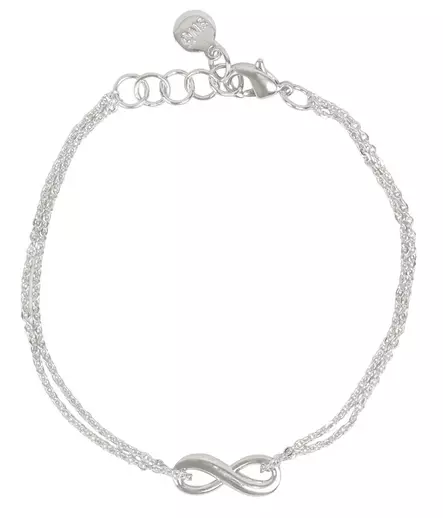 Snö of Sweden Armband Everly dubbelkedja silver - Armband - 141593 - 1