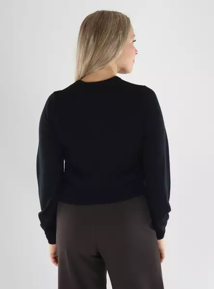 Aware by Vero Moda Cara ullkofta svart - Stickat för damer - 141473 - 2