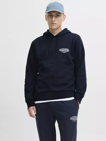 Jack&Jones Hoodie JJMAKOTO SWEAT HOOD - Huvtröjor för herrar - 139513 - 1