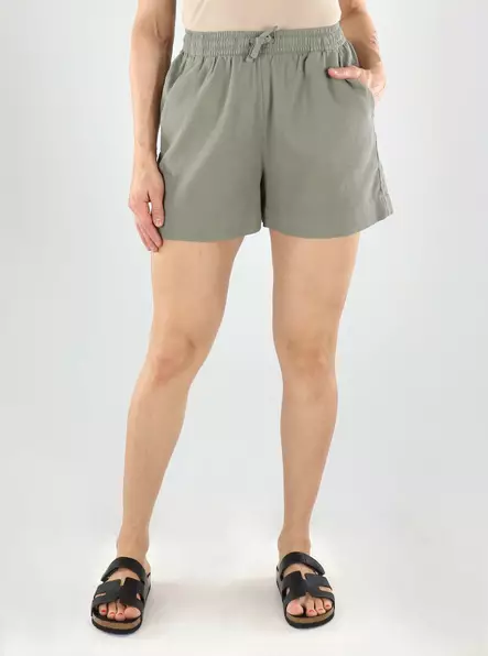 JJXX bomullsshorts Waffel vetiver - Shorts och capribyxor för damer - 141103 - 1