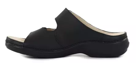 Maskintvättbara arbetssandaler läder svart - Arbetsskor för damer - 112203 - 2