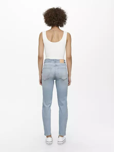 Only damjeans Stretch HW ljusblå denim - Jeans för damer - 130163 - 2