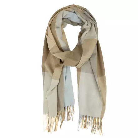 Veniz Halsduk 62872 beige/ljusblå - Halsdukar för damer - 137733 - 1