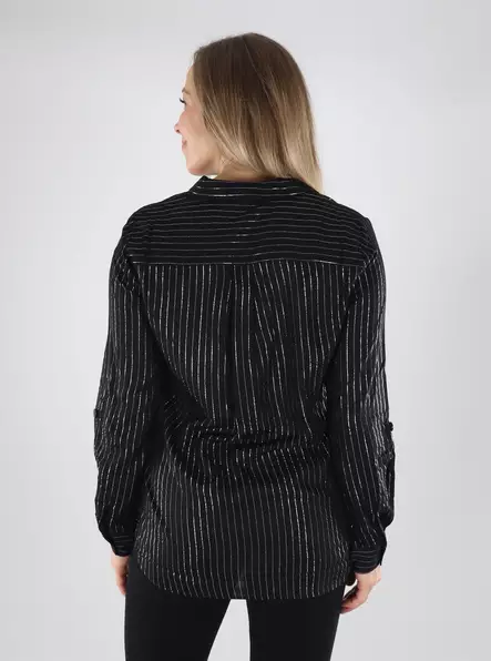 Vero Moda Skjorta VMBUMPY svart/silver - Skjortor och blusar för damer - 139713 - 2