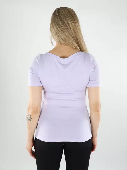 Vero Moda dam t-shirt VMPANDA Modal purple heather - T-shirts för damer - 138363 - 2