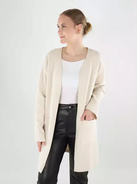 Vila damkofta/jacka VIGARDEN Lång björk - Stickat för damer - 140123 - 1