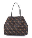Guess Vikky Tote bag brun logotyp - Handväskor - 134633 - 3