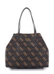 Guess Vikky Tote bag brun logotyp - Handväskor - 134633 - 2