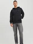 Jack & Jones Black Hoodie Star - Huvtröjor för herrar - 133913 - 2
