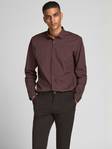 Jack & Jones herr Slim fit skjorta Blablackpool, blå, vinröd - Skjortor för herrar - 129053 - 2