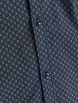 Jack & Jones herr Slim fit skjorta Blablackpool, blå, vinröd - Skjortor för herrar - 129053 - 5