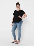Only Carmakoma Plus size dam t-shirt Vica Svart - T-shirts för damer - 126633 - 2