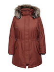 Only Carmakoma plus size dam vinterjacka med huva Irena roastedrusset - Parkas för damer - 129433 - 3