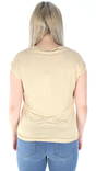 Only T-shirt Wilma gul/vit - T-shirts för damer - 126193 - 2