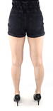 Only svarta dam shorts, stretch Cuba paperbag - Shorts och capribyxor för damer - 128673 - 2
