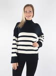 Only Sweater Saga svart/molndansös - Stickat för damer - 134713 - 1