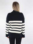 Only Sweater Saga svart/molndansös - Stickat för damer - 134713 - 2