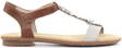 Rieker Sandaler 64278-42 grå/multi - Rieker sandals - 125973 - 1