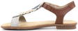 Rieker Sandaler 64278-42 grå/multi - Rieker sandals - 125973 - 2